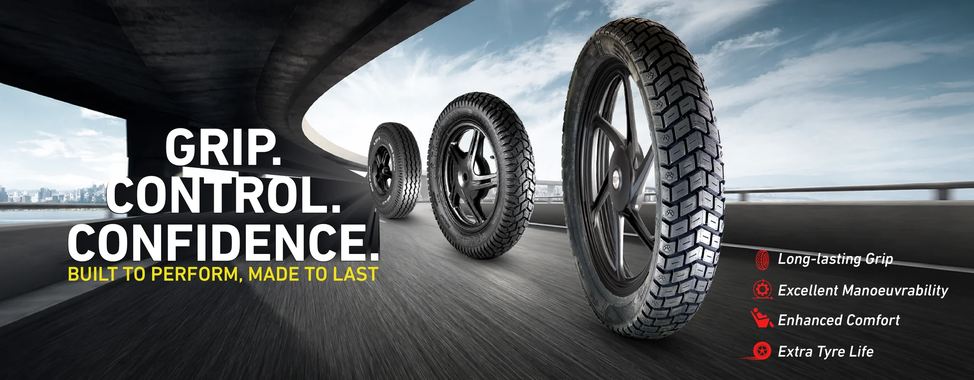 ARKOS GRIPP tyres — grip, control and confidence
